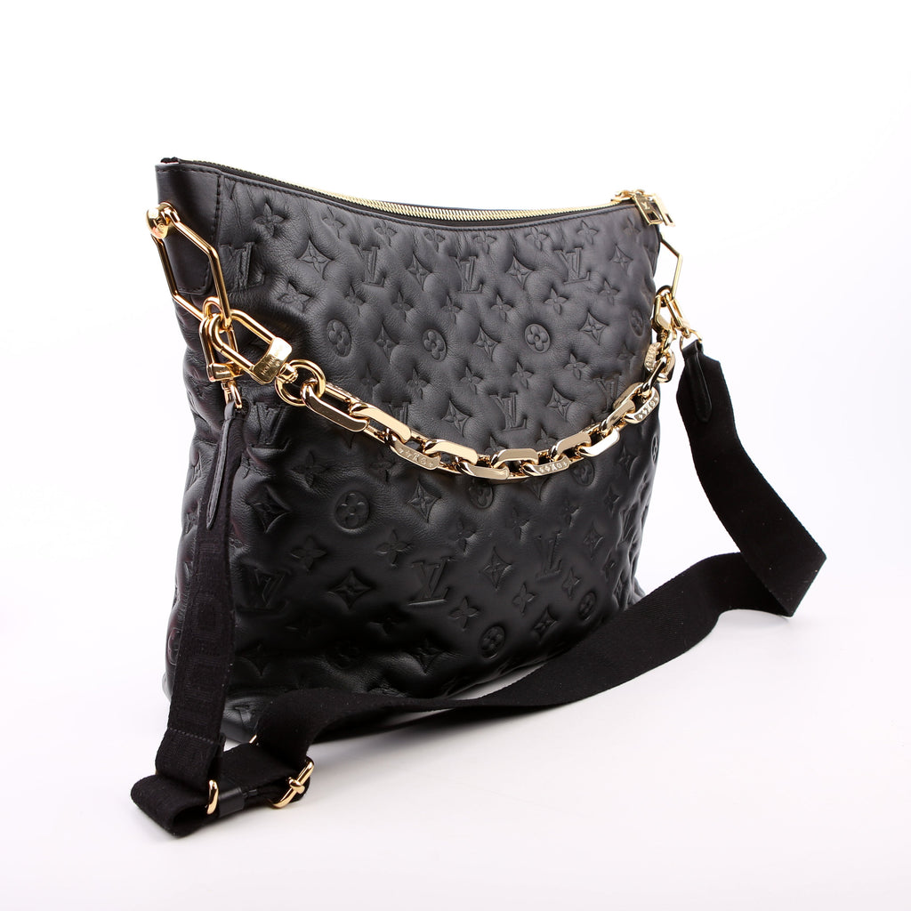 Coussin Hobo MM Lambskin Black