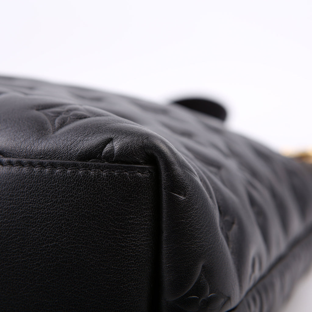 Coussin Hobo MM Lambskin Black
