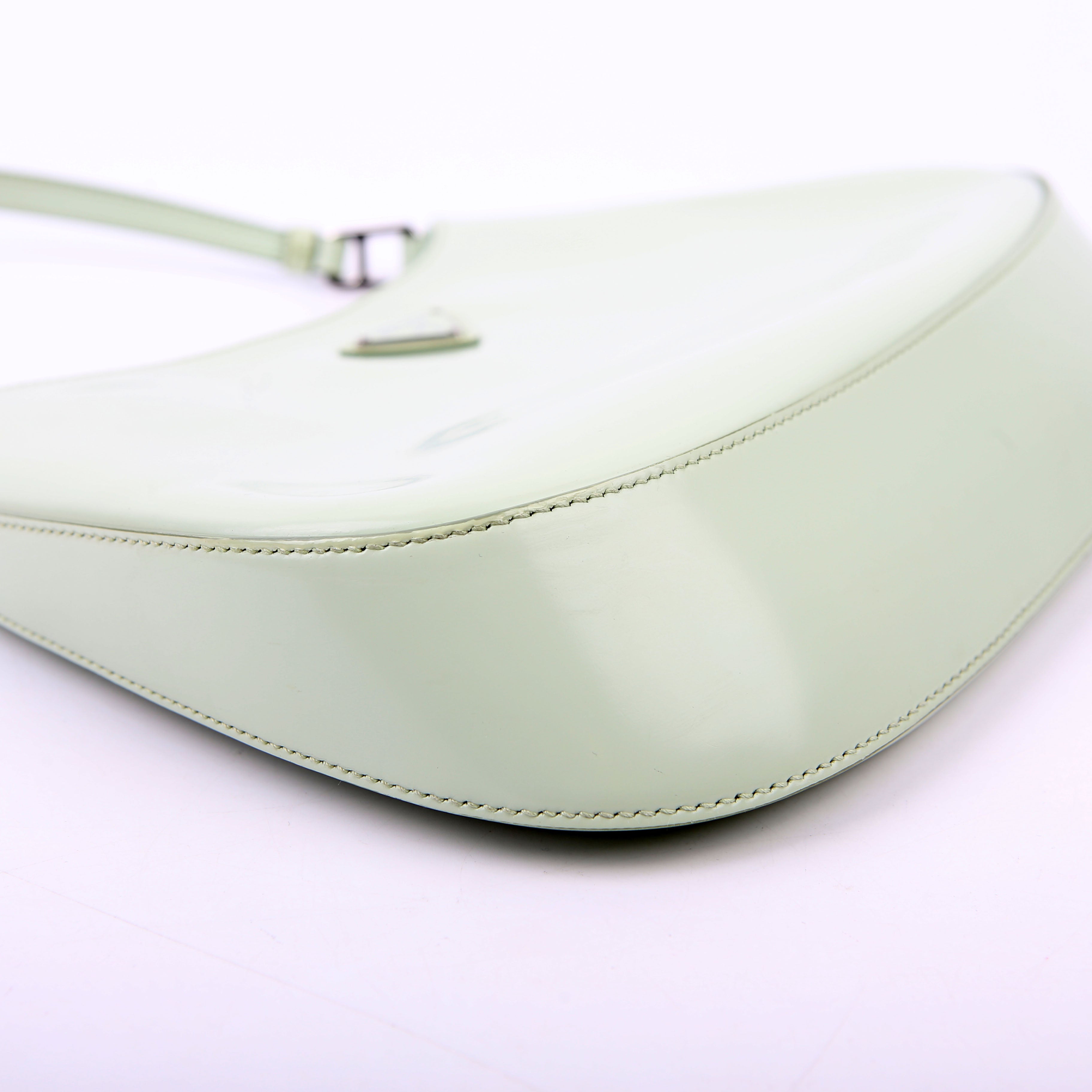1BC156 Cleo Patent Leather Green
