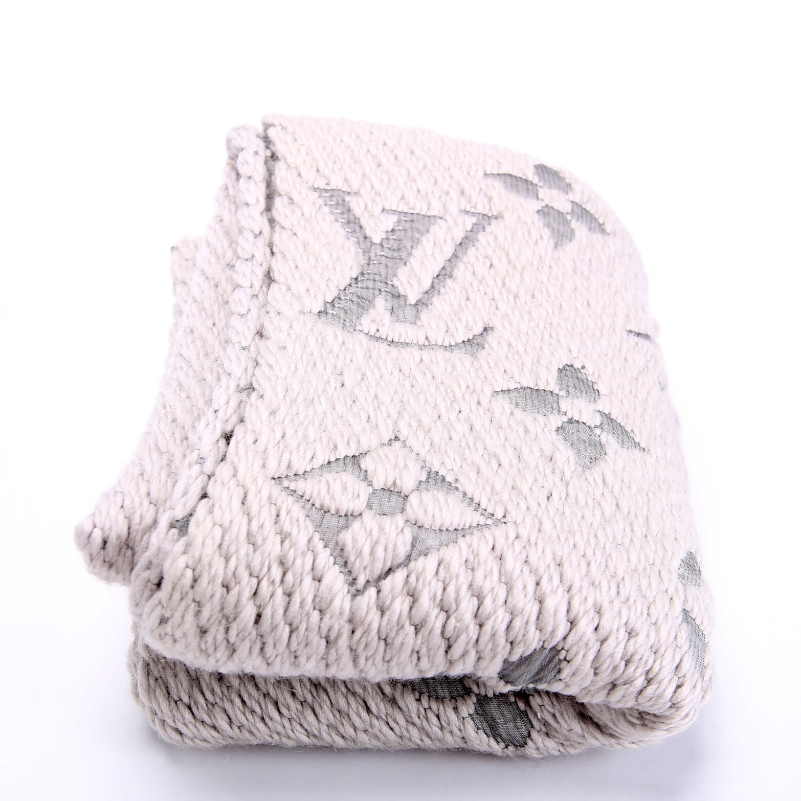Logomania Wool/Silk Gray