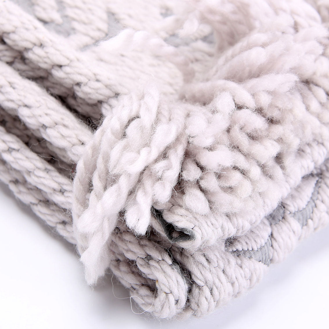 Logomania Wool/Silk Gray