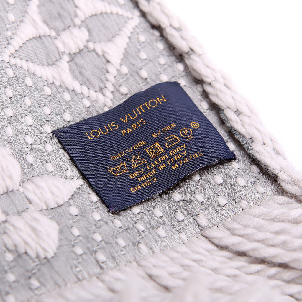 Logomania Wool/Silk Gray