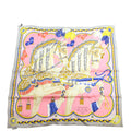 Harnais De Coeur 90 Silk Scarf Grey/Multicolor