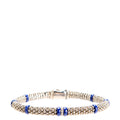 Ultramarine Seven Station Caviar/Beaded/925 9MM