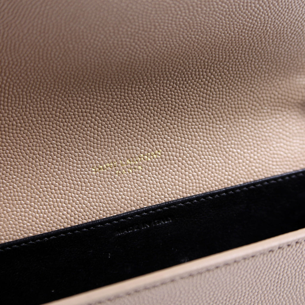 Uptown Chain Wallet Grain De Poudre 607788 Beige