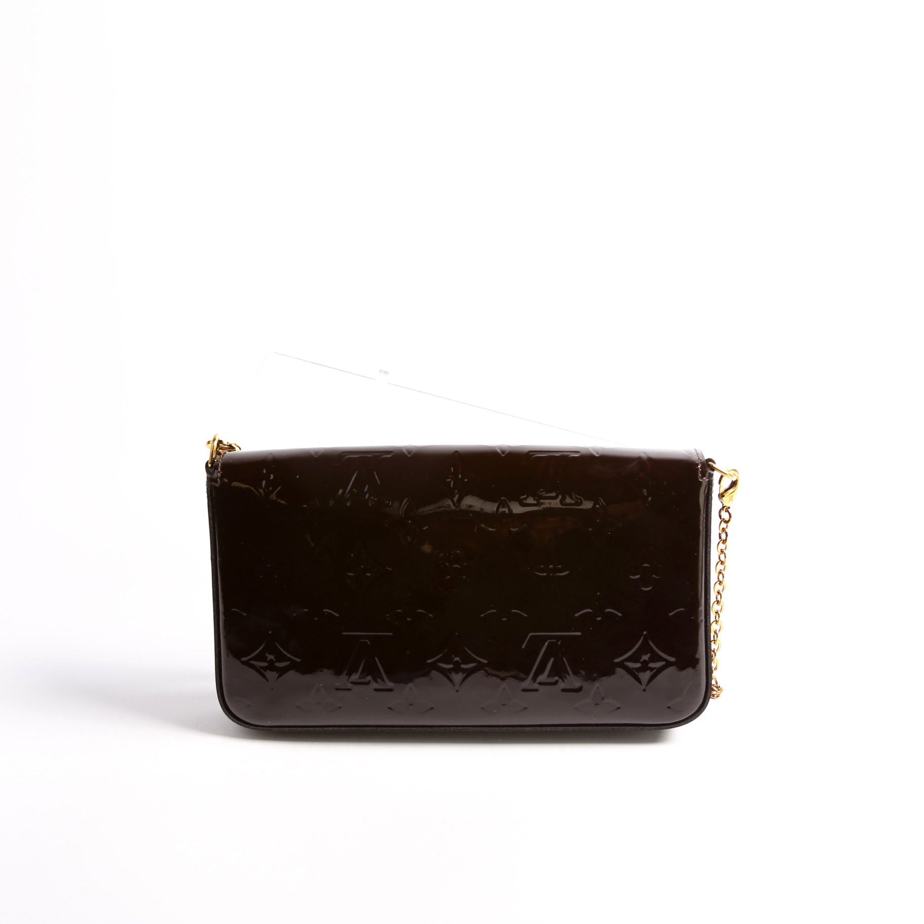 Pochette Felicie Vernis Burgundy