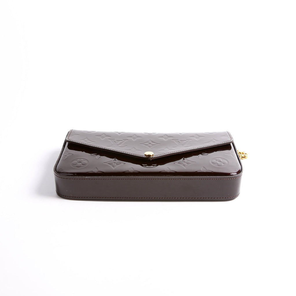 Pochette Felicie Vernis Burgundy