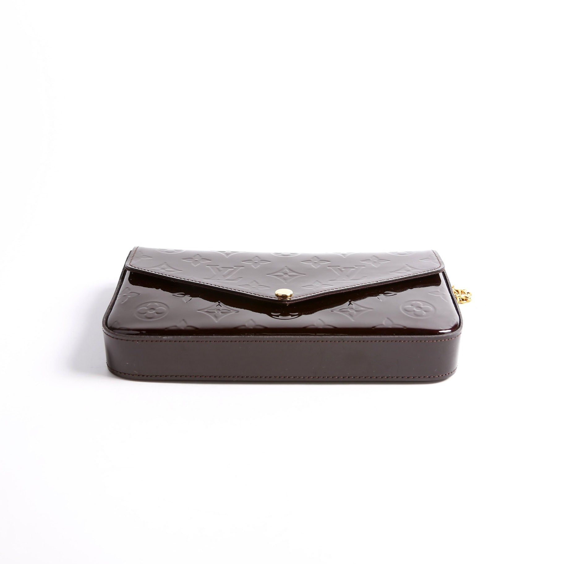 Pochette Felicie Vernis Burgundy