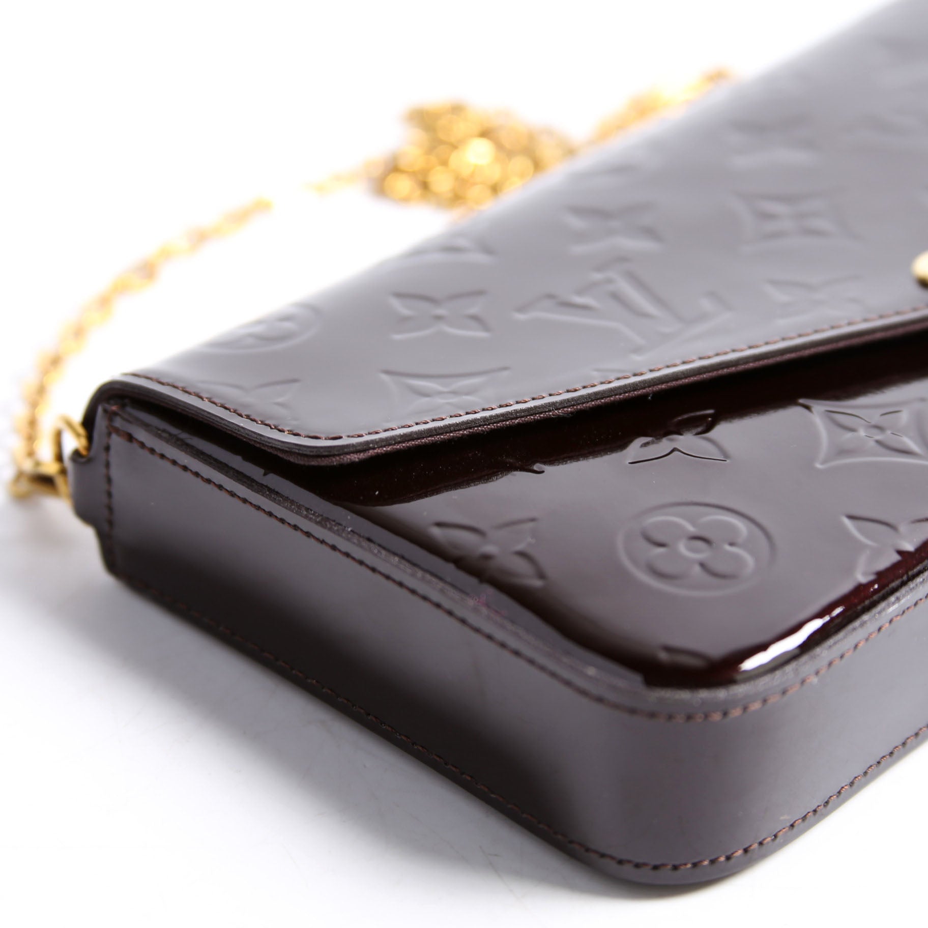 Pochette Felicie Vernis Burgundy