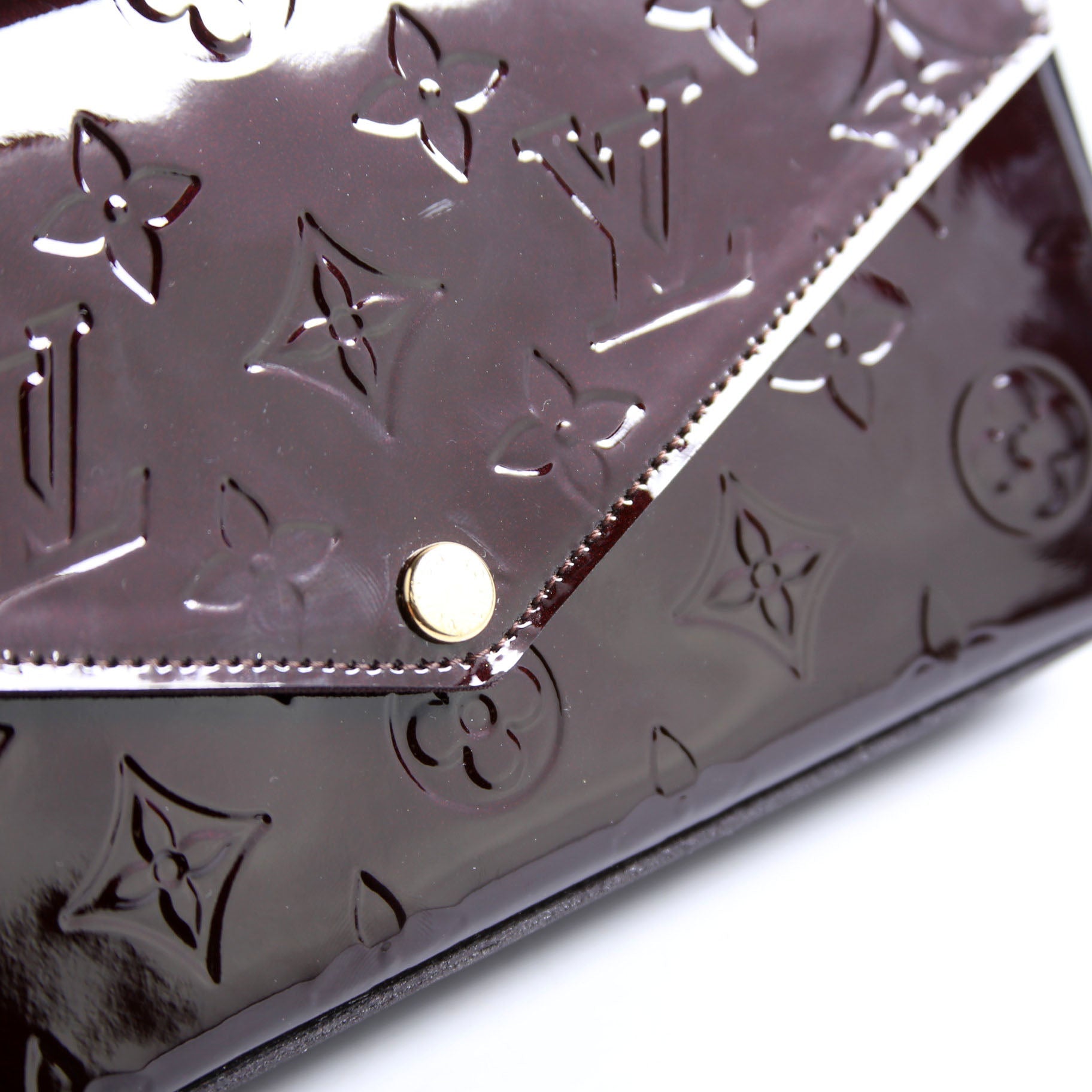 Pochette Felicie Vernis Burgundy