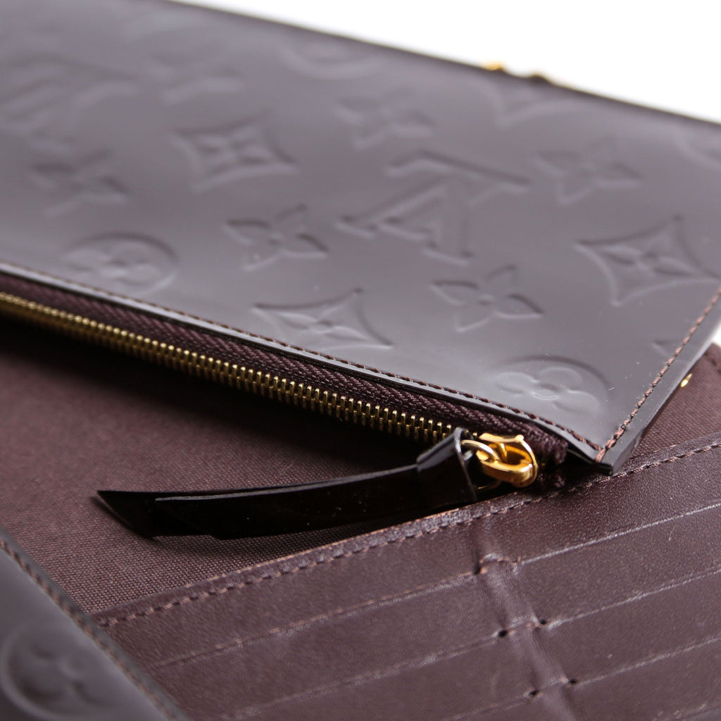 Pochette Felicie Vernis Burgundy