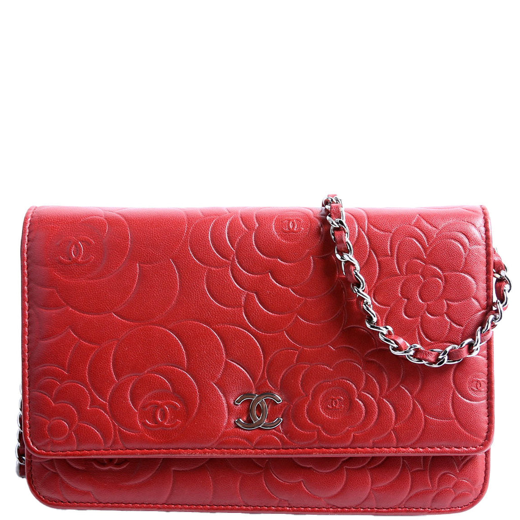 Camellia Embossed WOC 16M Red