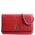 Camellia Embossed WOC 16M Red