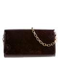 Chaine Wallet Vernis Burgundy
