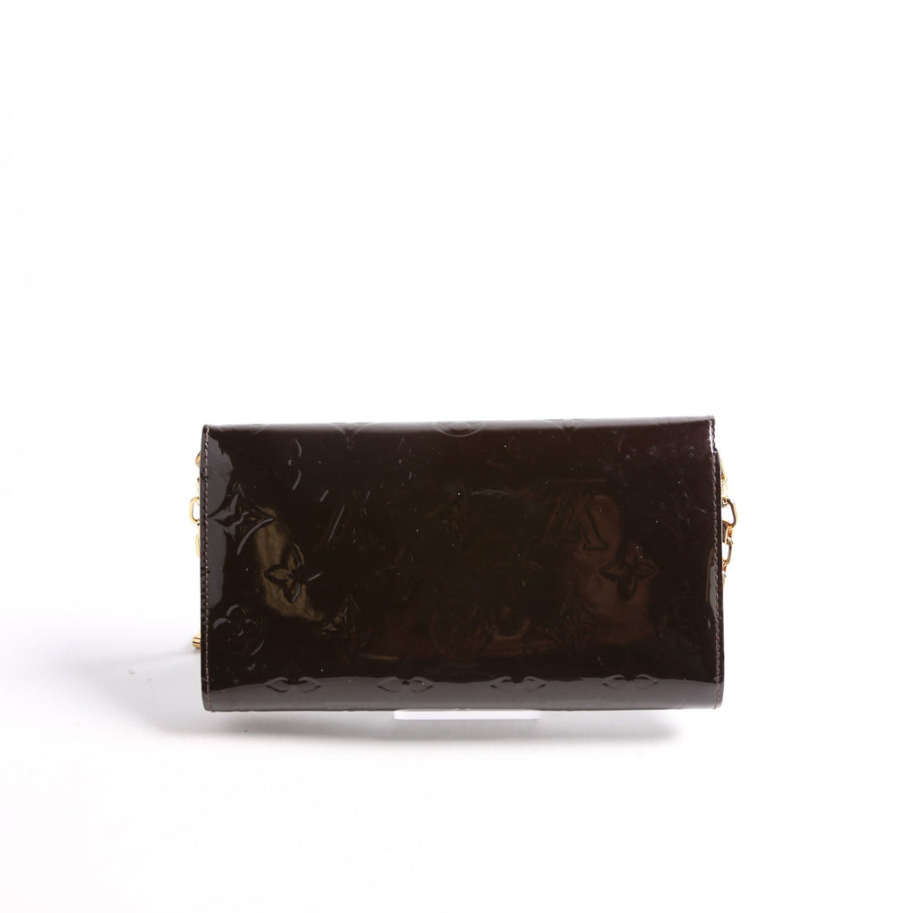 Chaine Wallet Vernis Burgundy