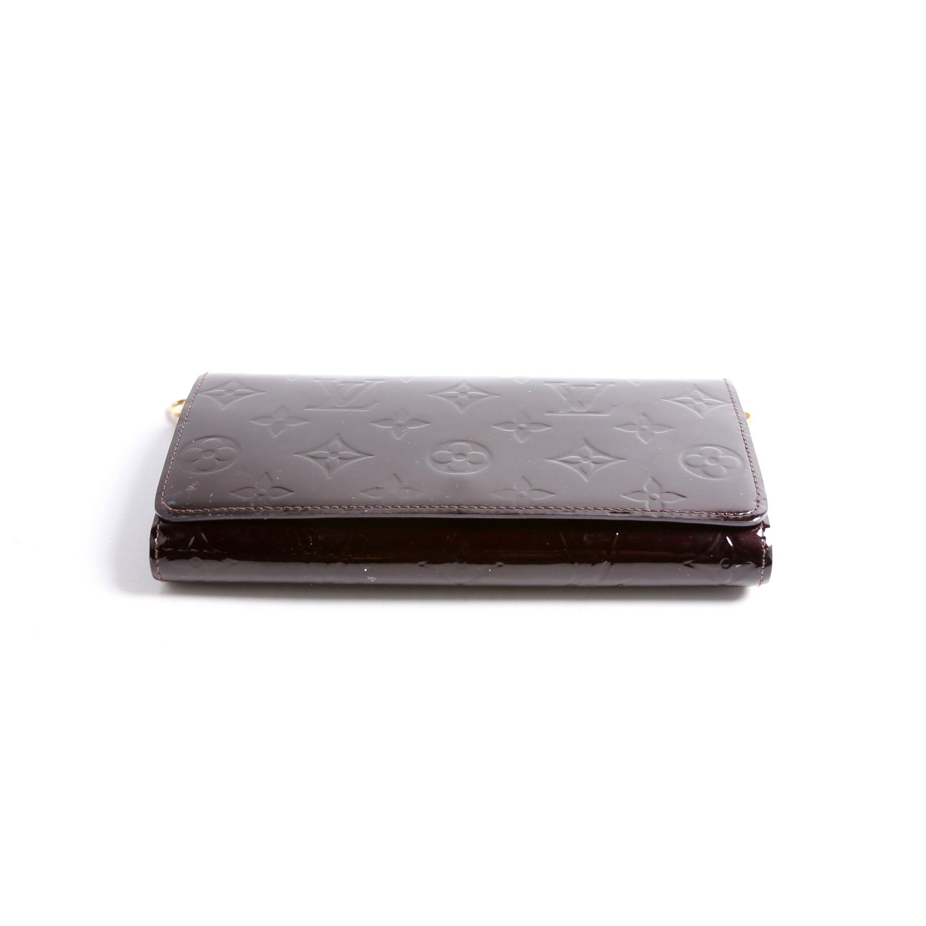 Chaine Wallet Vernis Burgundy