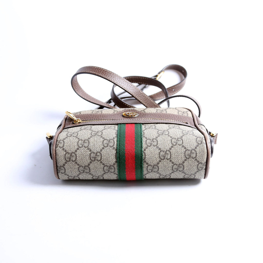 517350 GG Supreme Mini Ophidia Brown