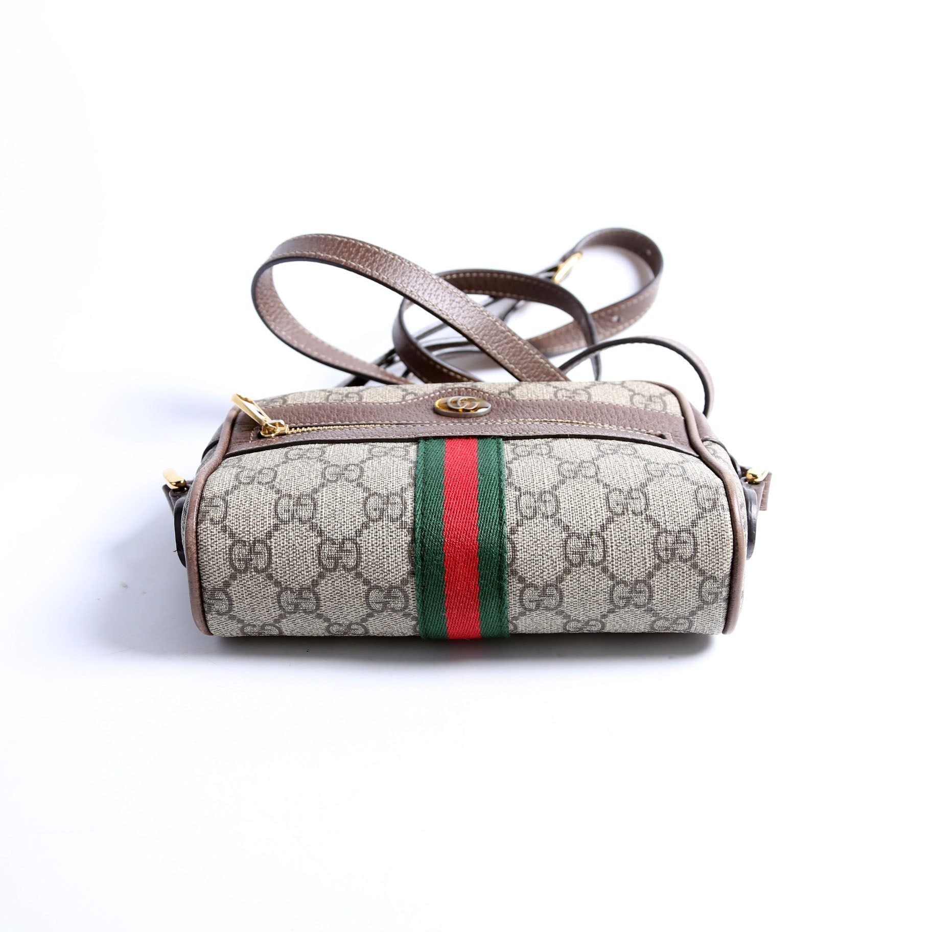 517350 GG Supreme Mini Ophidia Brown