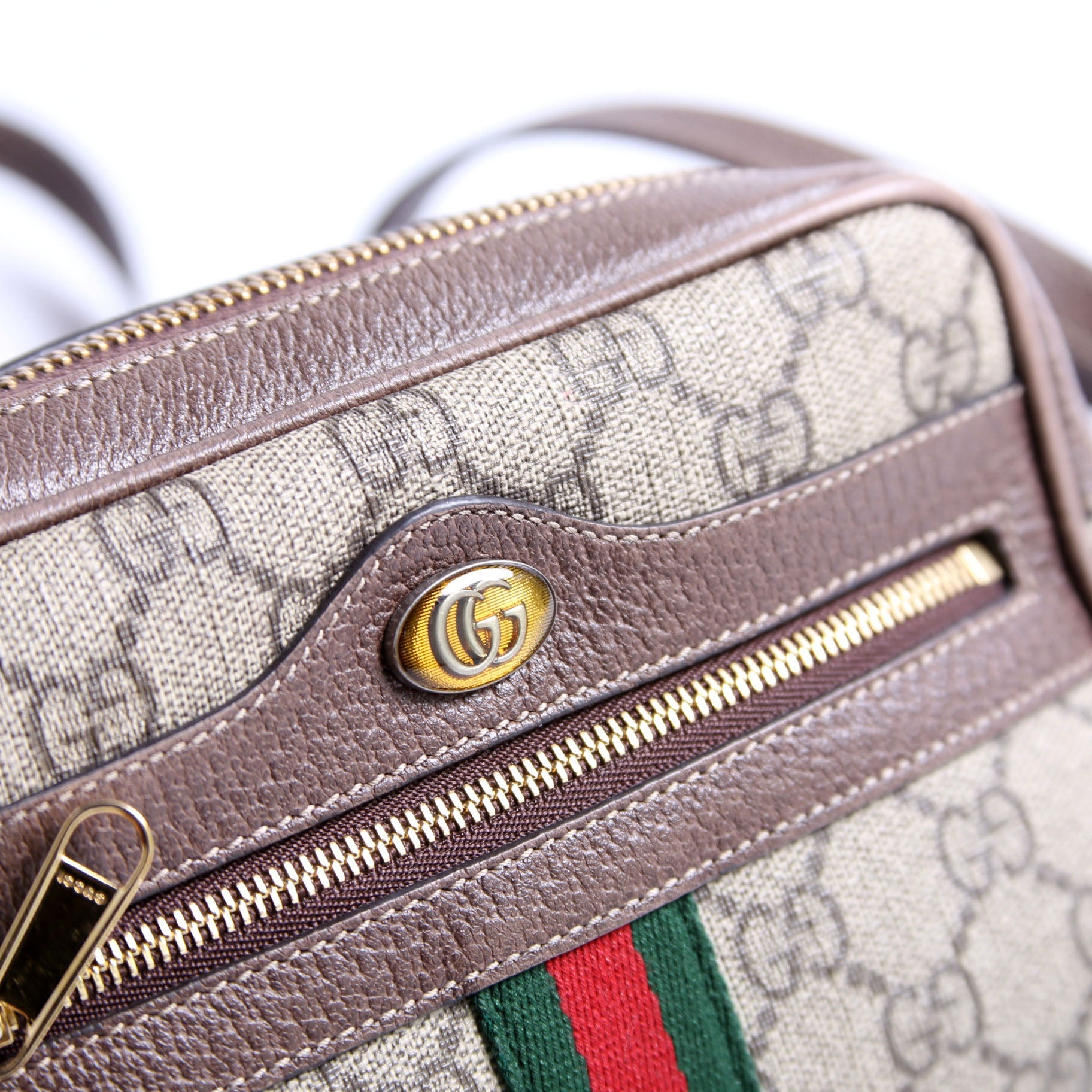 517350 GG Supreme Mini Ophidia Brown