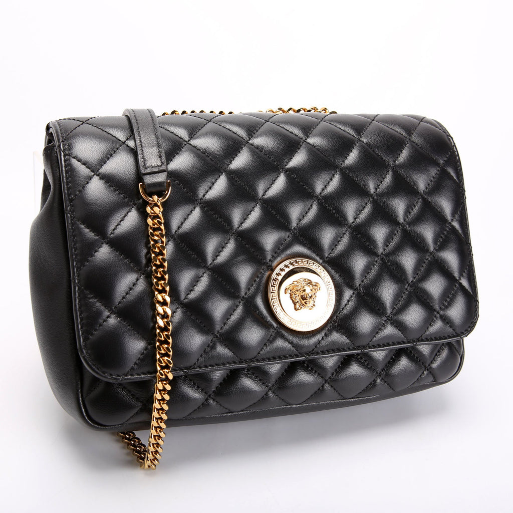 La Medusa Quilted Lambskin Large Shoulder Bag