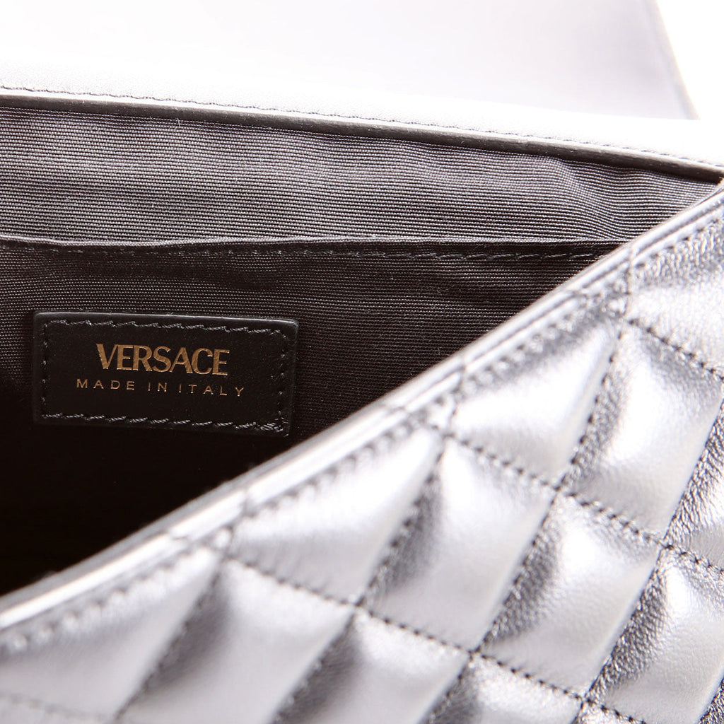 La Medusa Quilted Lambskin Large Shoulder Bag