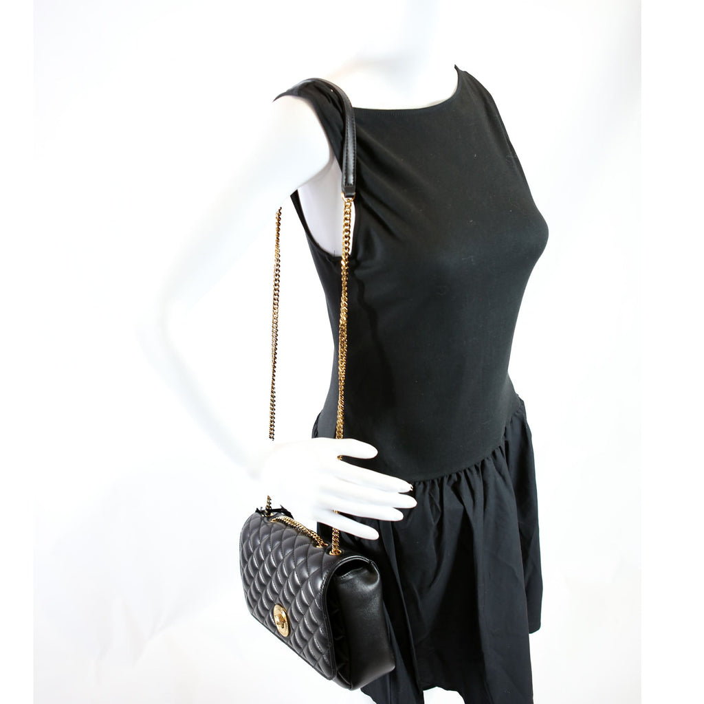 La Medusa Quilted Lambskin Large Shoulder Bag