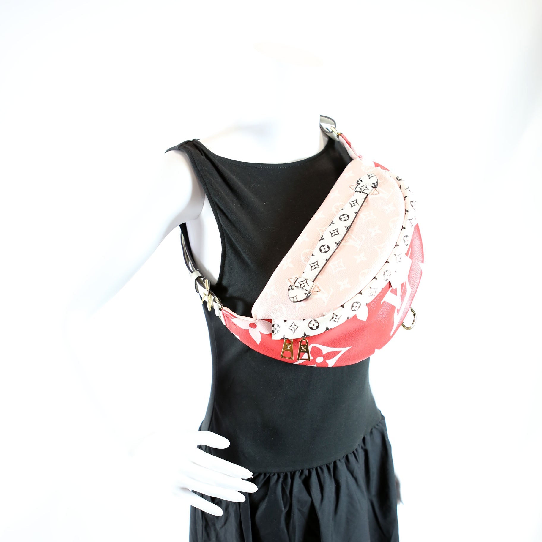 Bumbag Giant Monogram Red/Pink