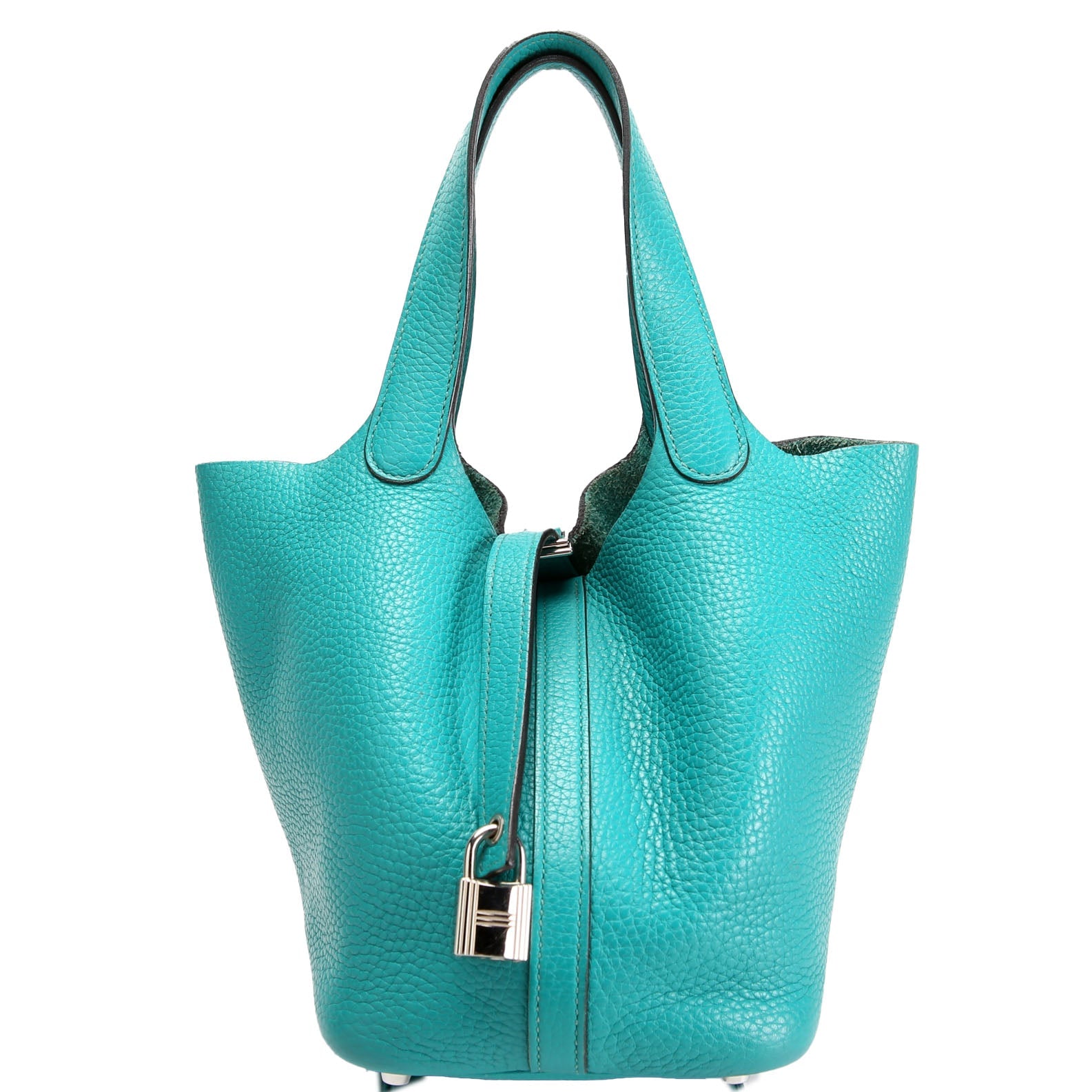 Hermes Picotin 18 Clemence Teal