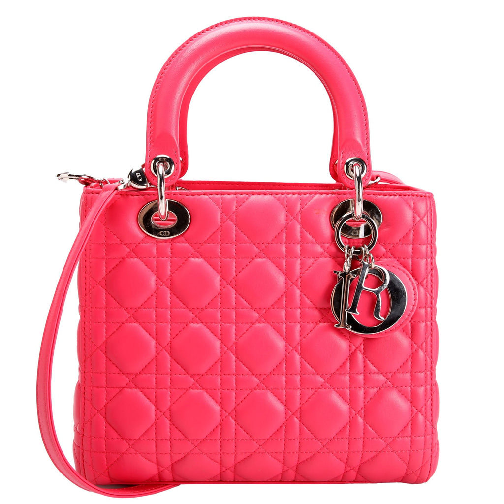 Dior Lady Dior Medium Lambskin Pink