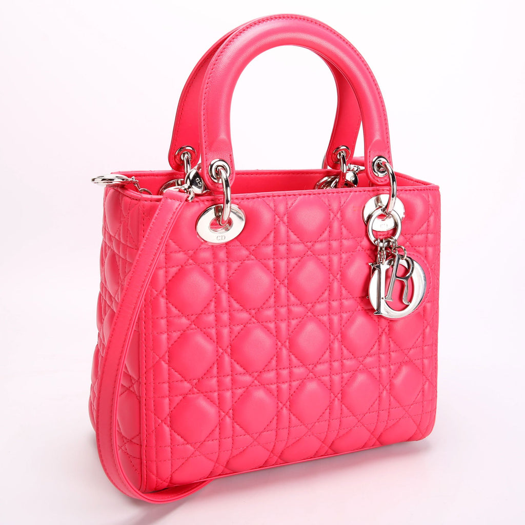 Dior Lady Dior Medium Lambskin Pink
