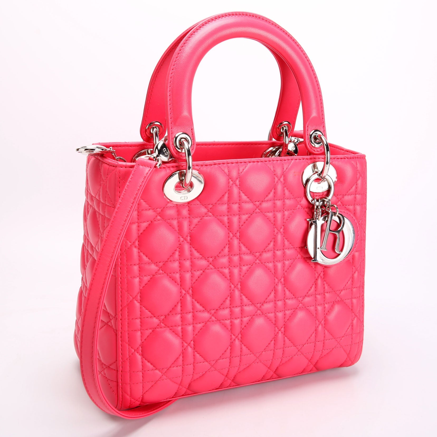 Dior Lady Dior Medium Lambskin Pink