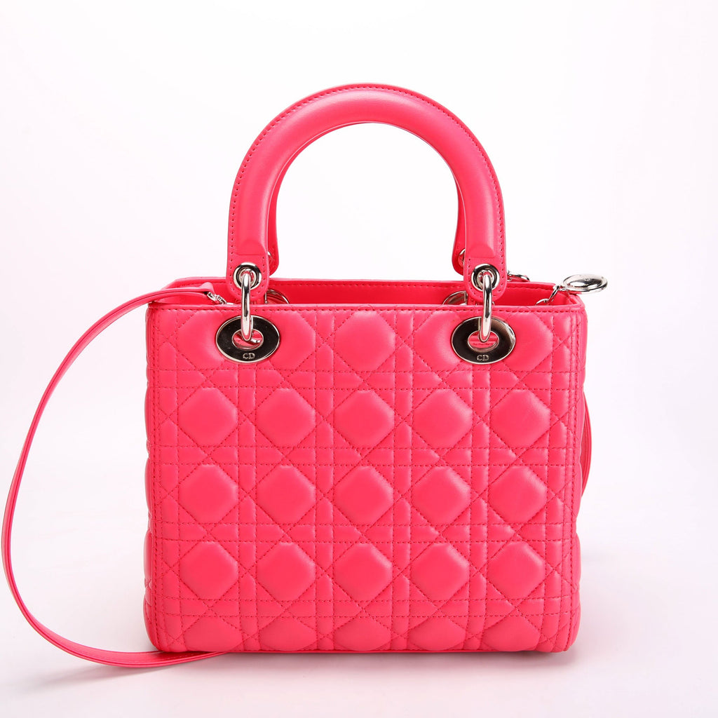 Dior Lady Dior Medium Lambskin Pink