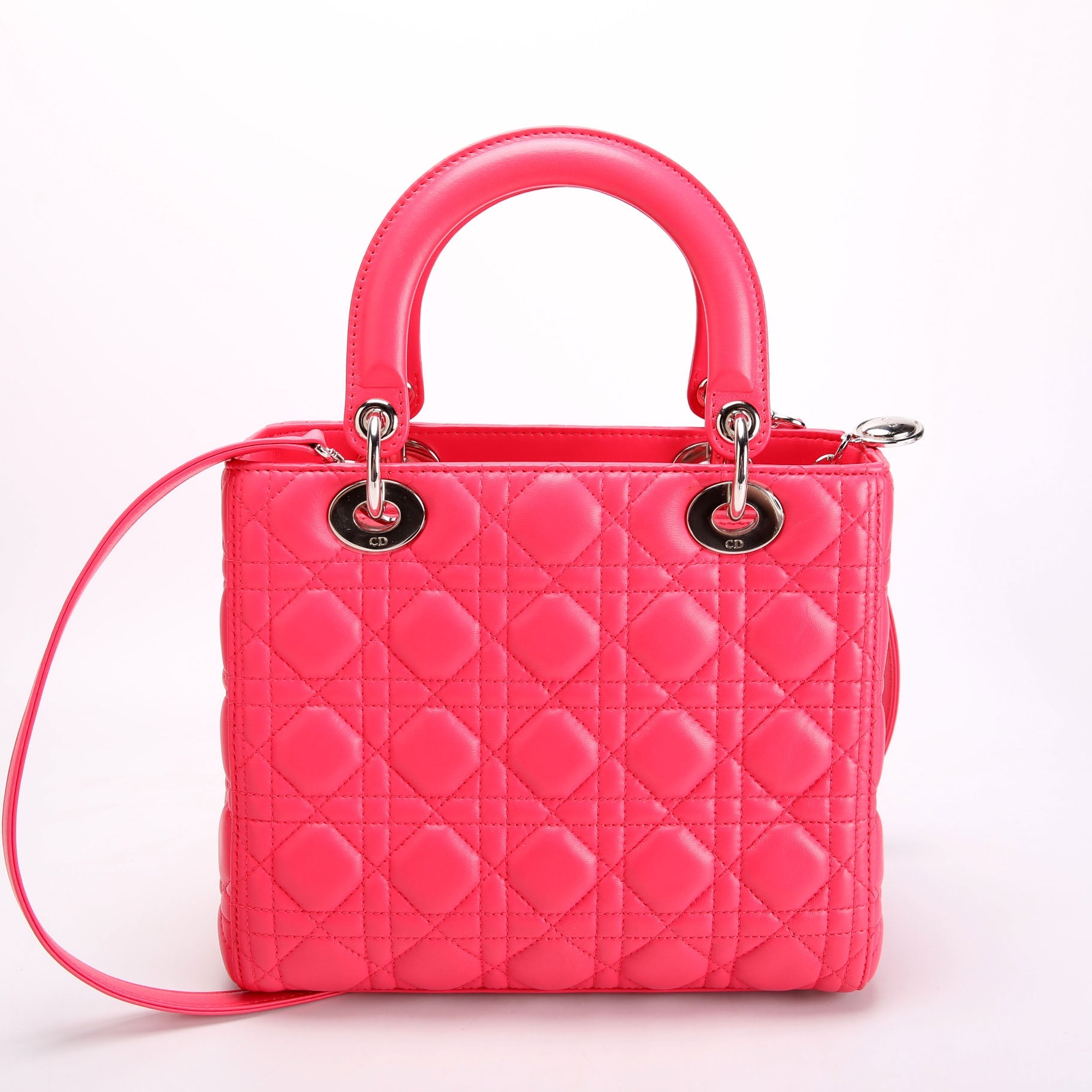 Dior Lady Dior Medium Lambskin Pink