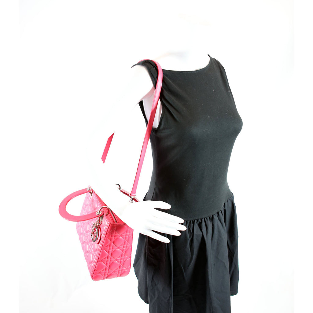 Dior Lady Dior Medium Lambskin Pink