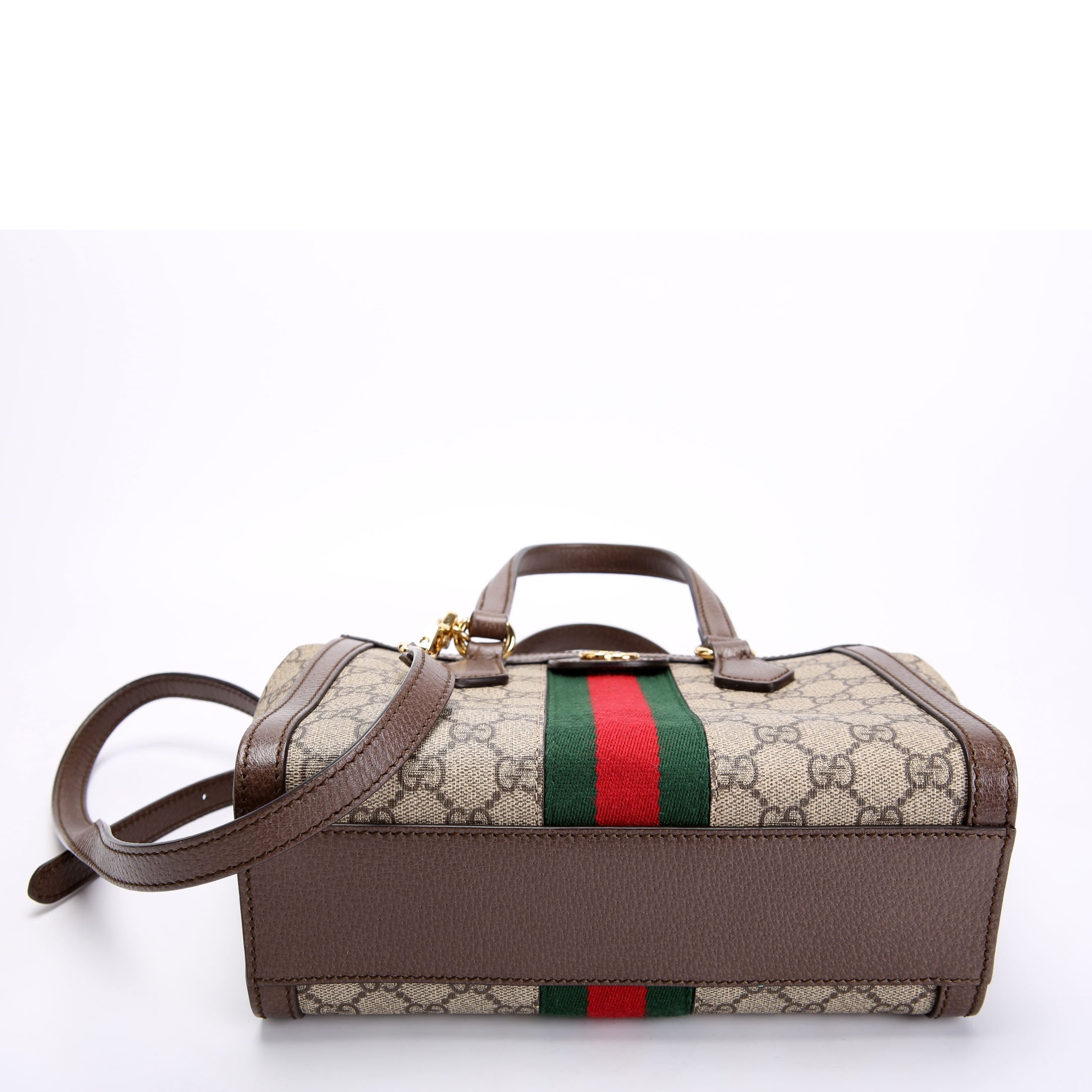 547551 GG Supreme Ophidia Small Tote Brown