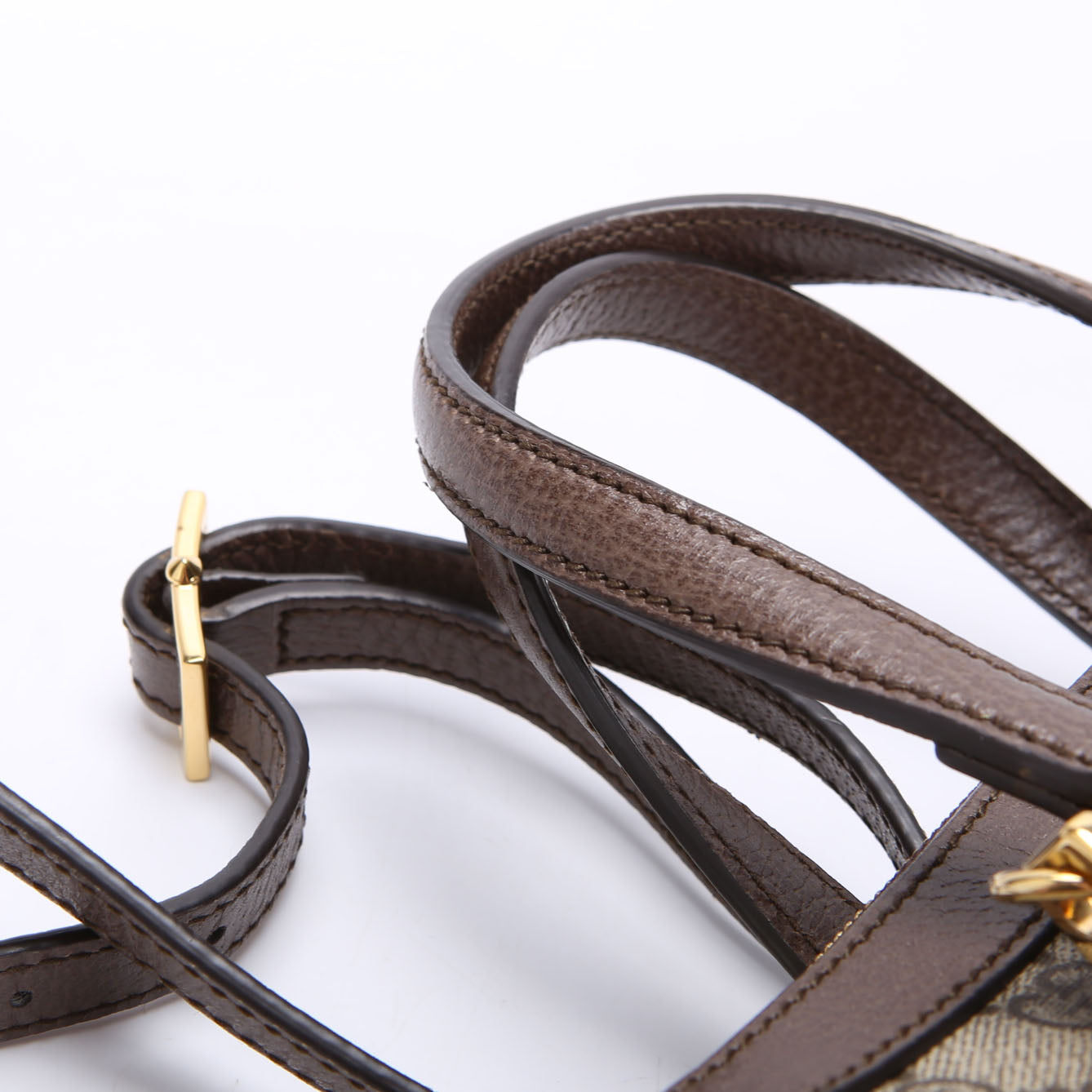547551 GG Supreme Ophidia Small Tote Brown