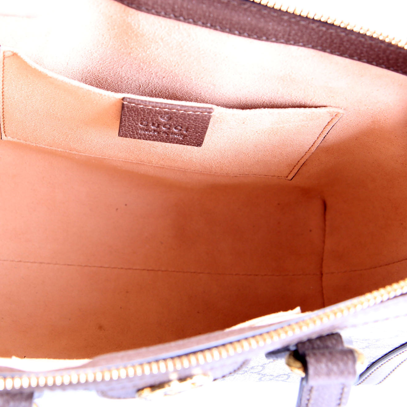 547551 GG Supreme Ophidia Small Tote Brown