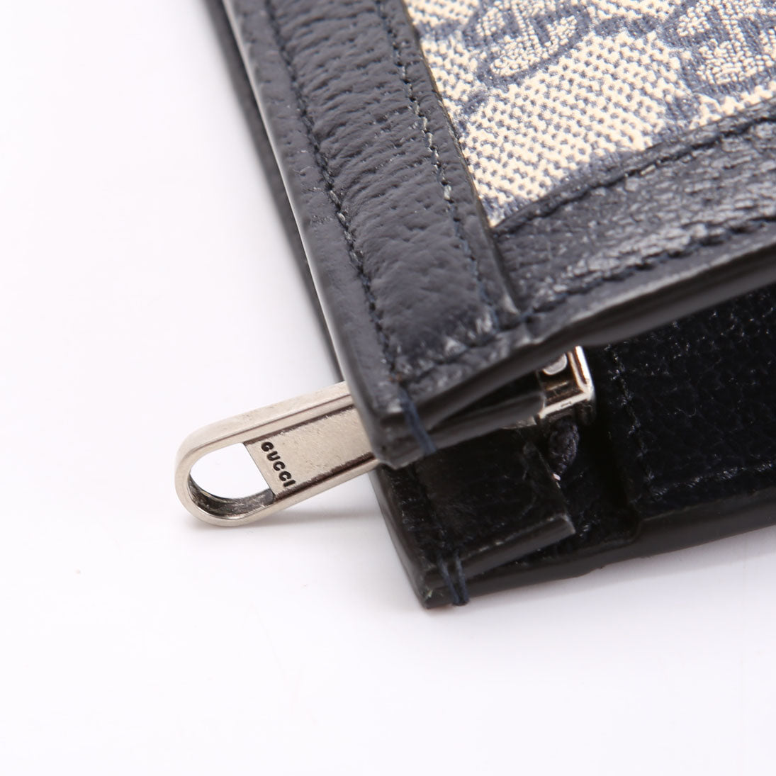 Gucci 625549 GG Supreme Ophidia Zip Pouch Navy