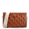 702196 GG Matelasse Shoulder Bag Brown/Gold