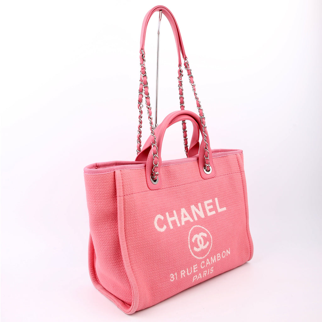 Deauville Small With Pouch Mixed Fibers Pink