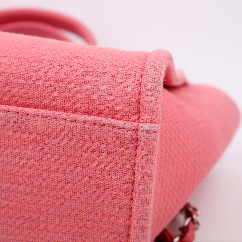 Deauville Small With Pouch Mixed Fibers Pink