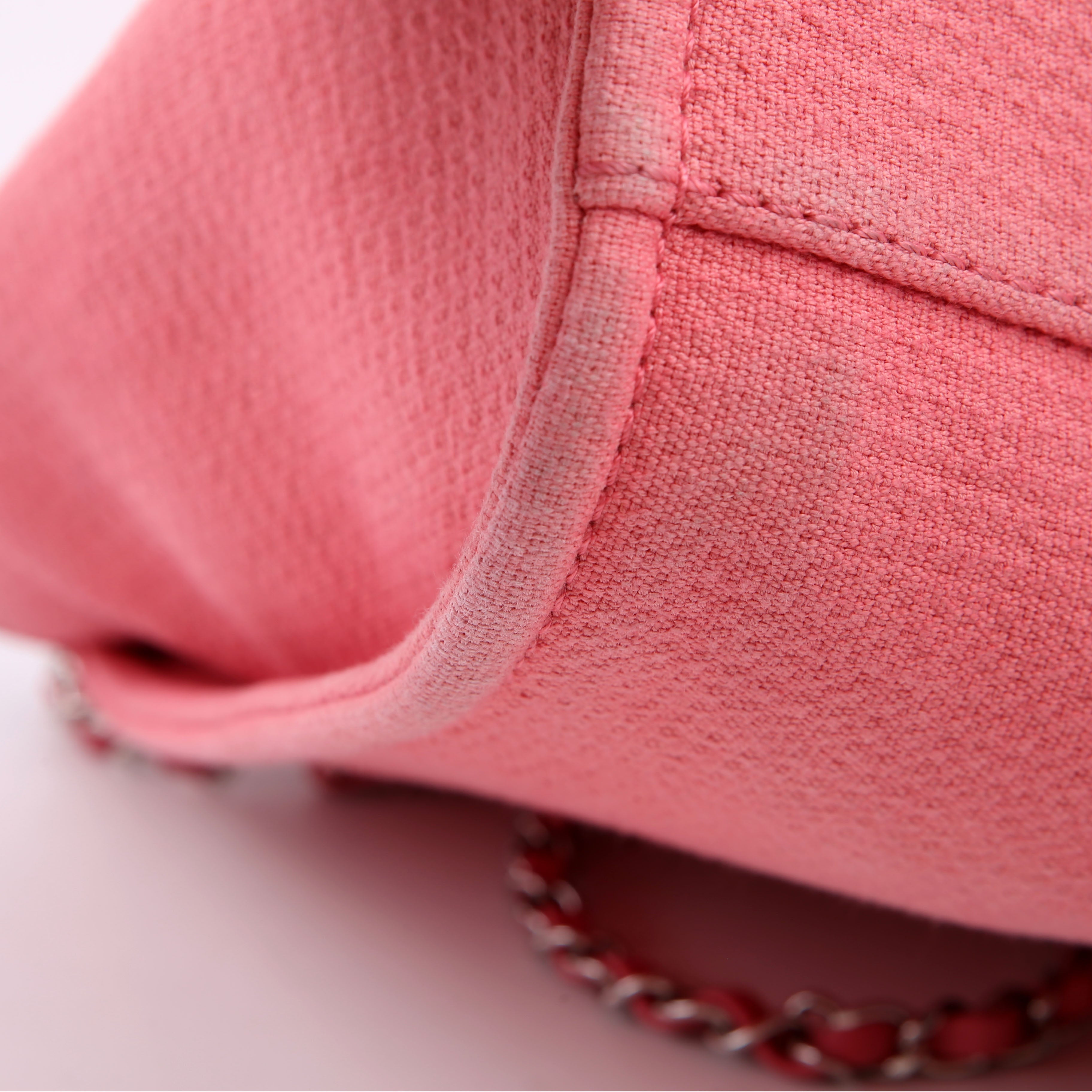 Deauville Small With Pouch Mixed Fibers Pink