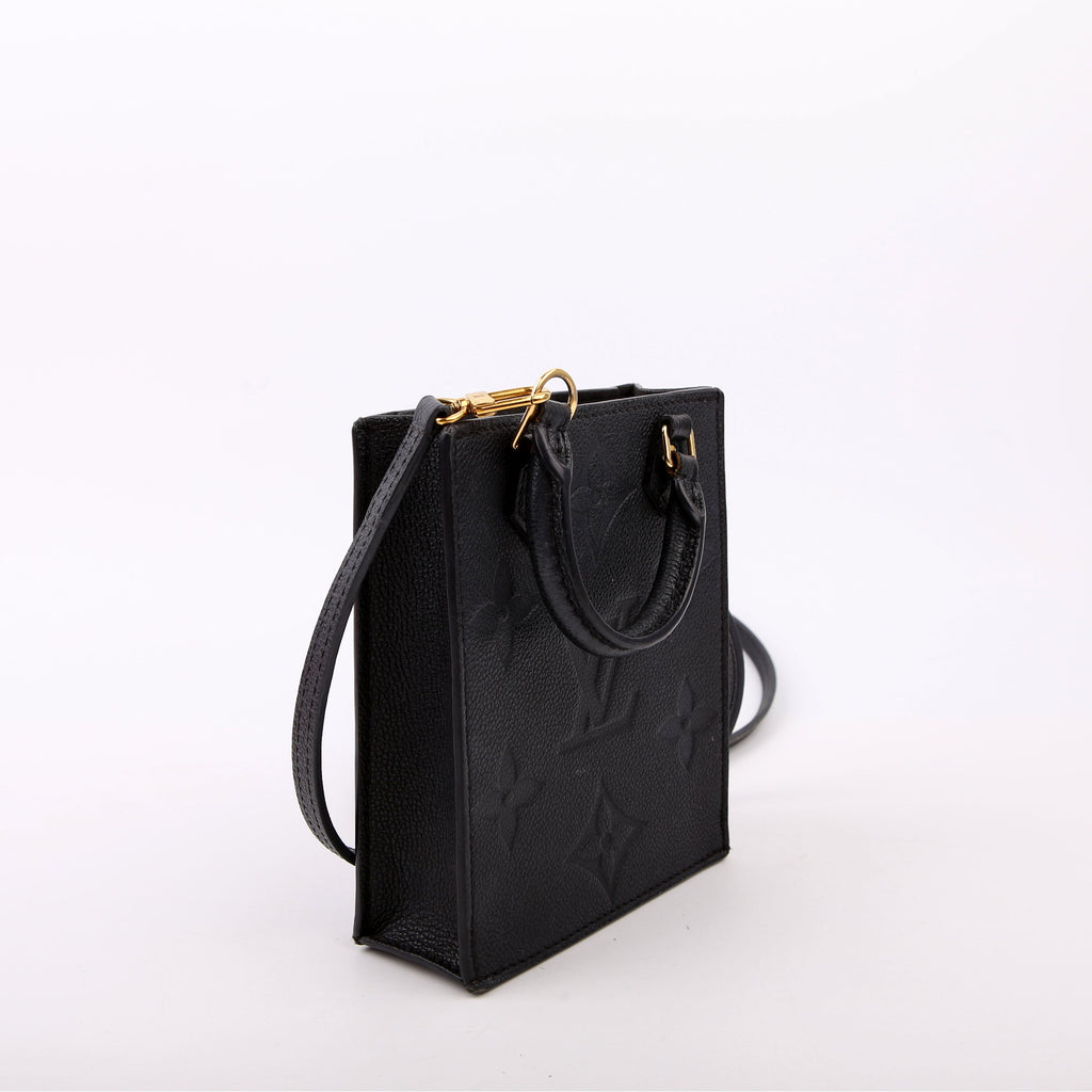 Petit Sac Plat Empreinte Black