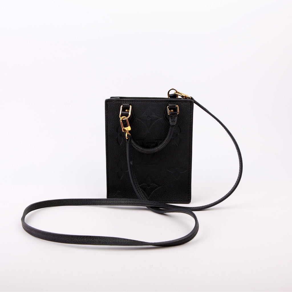 Petit Sac Plat Empreinte Black