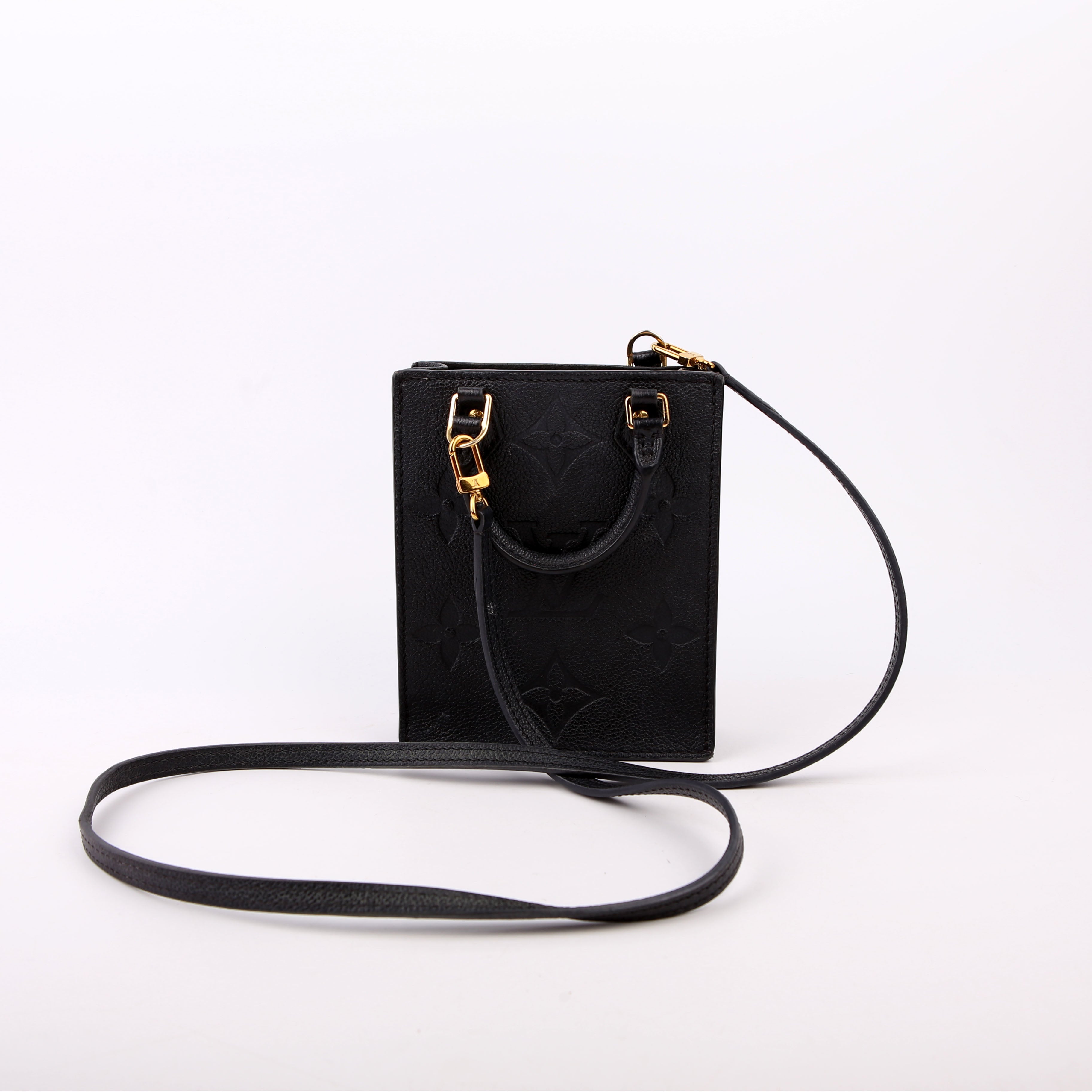 Petit Sac Plat Empreinte Black
