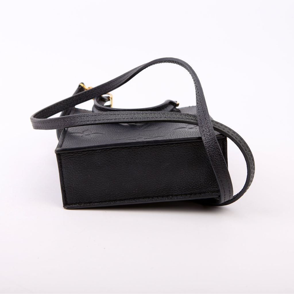 Petit Sac Plat Empreinte Black
