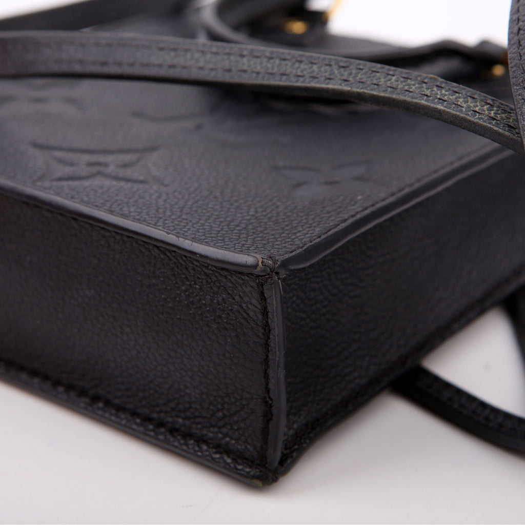 Petit Sac Plat Empreinte Black