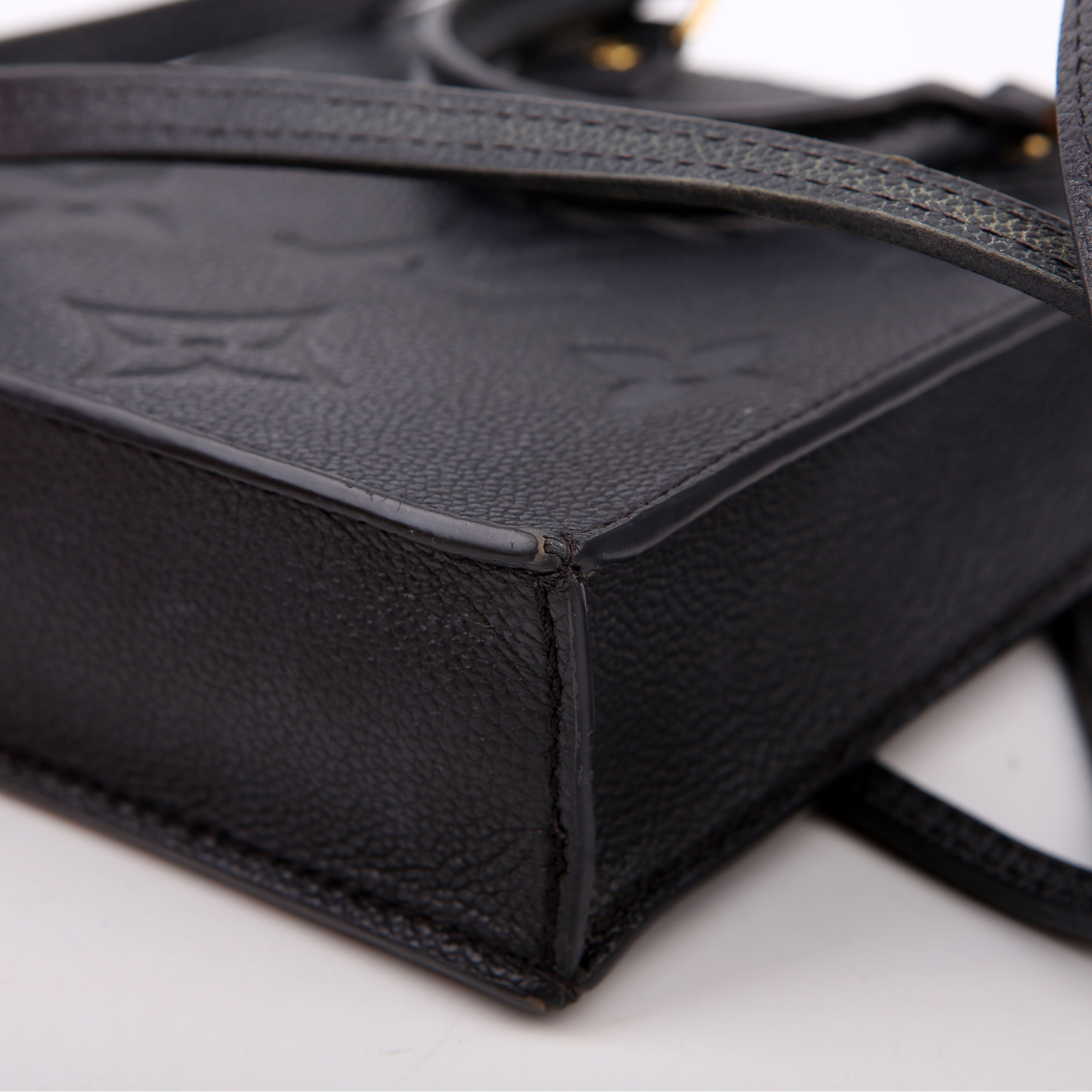Petit Sac Plat Empreinte Black