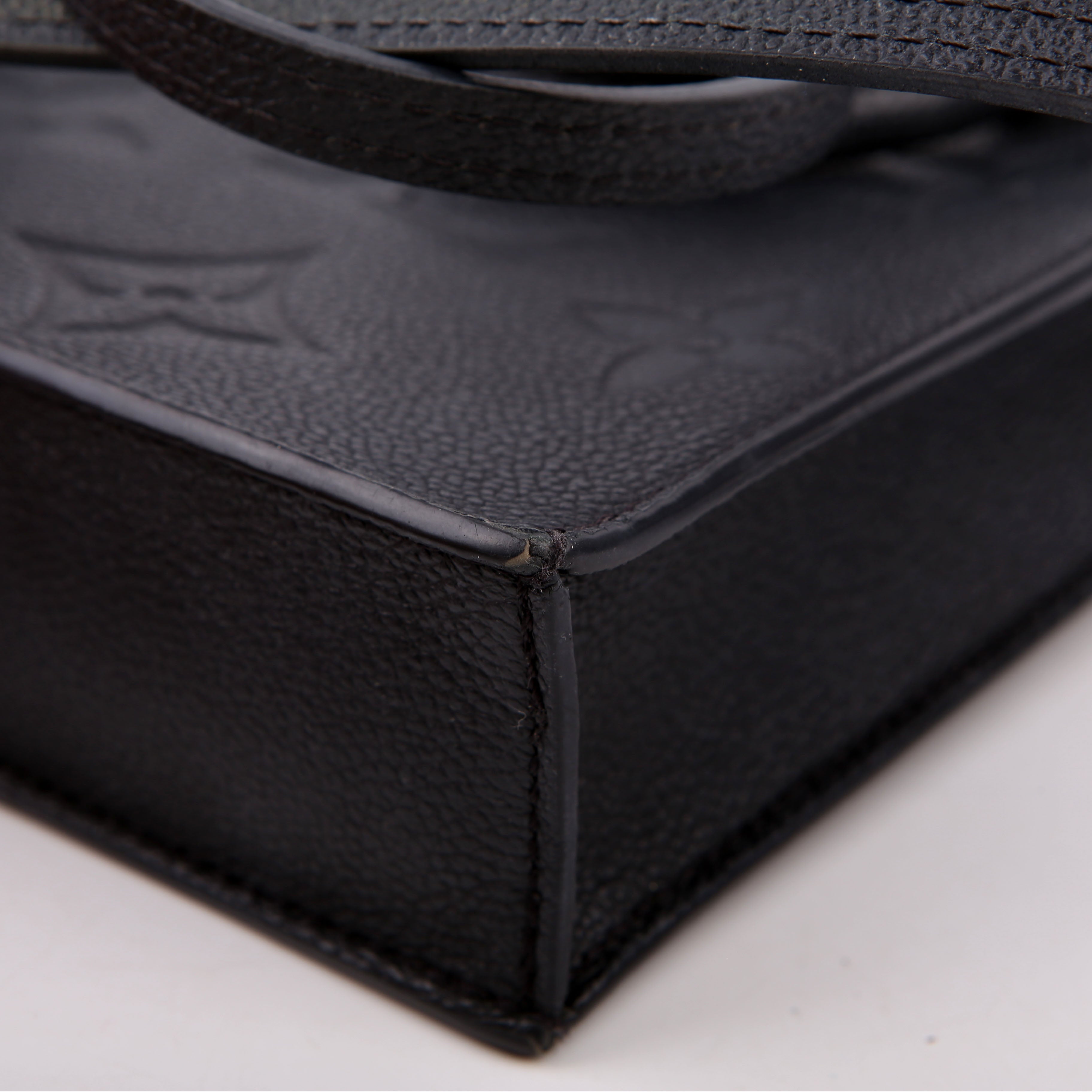 Petit Sac Plat Empreinte Black