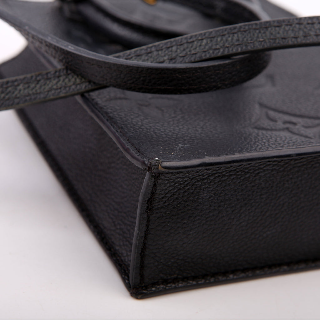 Petit Sac Plat Empreinte Black